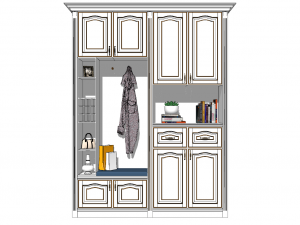 20 models of porch shoe cabinet porch cabinet indoor SU models 3D Model