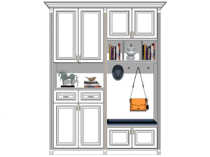 20 models of porch shoe cabinet porch cabinet indoor SU models 3D Model