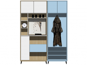 20 models of porch shoe cabinet porch cabinet indoor SU models 3D Model