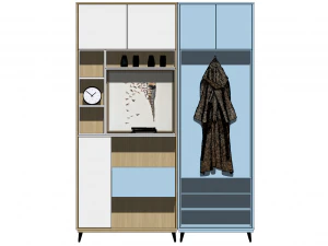 20 models of porch shoe cabinet porch cabinet indoor SU models 3D Model