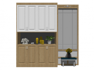 20 models of porch shoe cabinet porch cabinet indoor SU models 3D Model