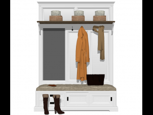 10 models of porch shoe cabinet porch cabinet indoor SU models 3D 모델