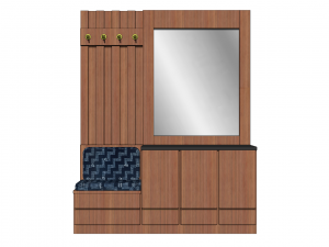 10 entryway shoe cabinet entryway cabinet indoor SU models 3D Model