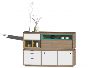 10 entryway shoe cabinet entryway cabinet indoor SU 3D Model