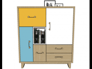 10 entryway shoe cabinet entryway cabinet indoor 3D Model