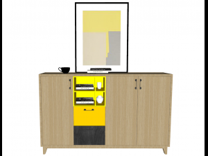 10 entryway shoe cabinet entryway cabinet indoor 3D Model