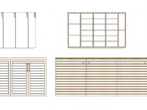 10 entryway shoe cabinet entryway cabinet indoor 3D Model