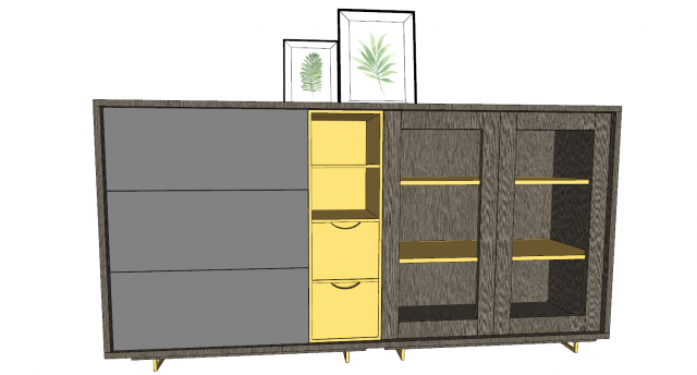 8 kinds of porch shoe cabinet indoor SU 3D Модель .c4d .max .obj .3ds .fbx .stl .blend 