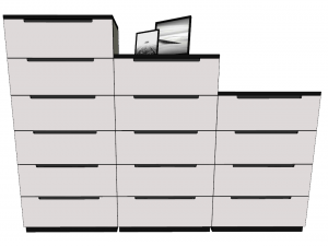 8 kinds of porch shoe cabinet indoor SU 3D Модель