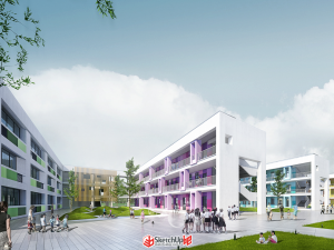 SU model of a primary school 3D Model