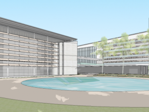 Bidding scheme of a food and drug college 3D Model