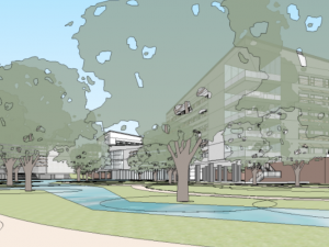 Bidding scheme of a food and drug college 3D Model