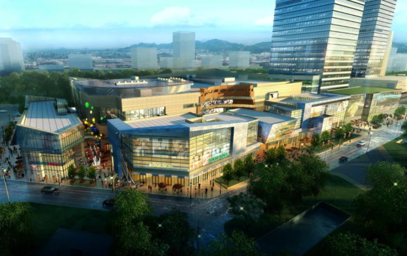 SU Commercial Building Model 3D Model .c4d .max .obj .3ds .fbx .stl .blend 