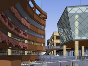 SU Commercial Building Model 3D Model
