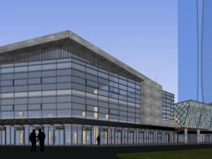 SU Commercial Building Model 3D Model