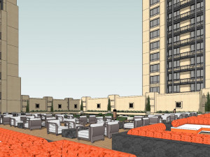 Atlantic Hotel Artdeco Style 3D 모델