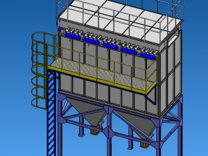 Bag filter Modelo 3D
