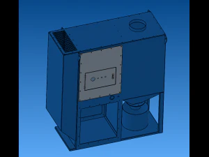 Пилозбірник з подвійним картриджем 3D Модель