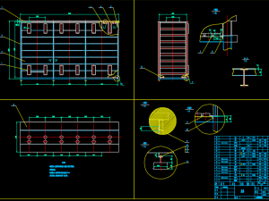 A complete set of HXS-X-6 glass fiber bag filter 3D Model