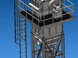 Odpylacz z workiem plisowanym model sw17 Model 3D