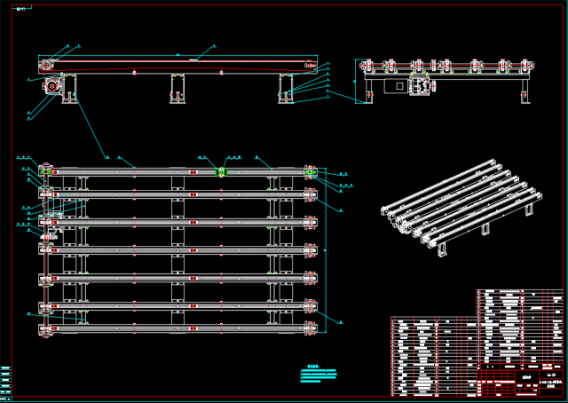 29 tons LA chain heavy duty conveyor 35x21x06 3D Model .c4d .max .obj .3ds .fbx .stl .blend 