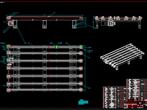 29톤 LA 체인 헤비듀티 컨베이어 35x21x06 3D 모델