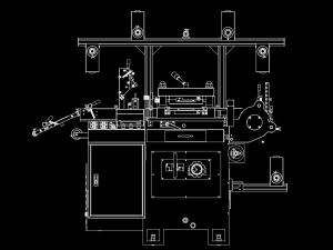 3WA300G single seat sleeve hole die-cutting machine too many drawings with tolerance full set of 3D Model