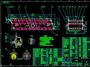 3YK2160 type circular vibrating screen set drawing 3D Model