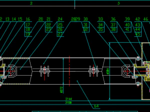 3YK2160 type circular vibrating screen set drawing 3D Model