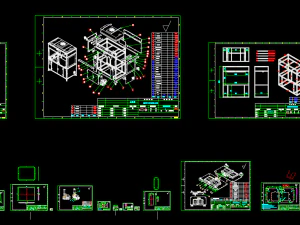 Máquina de laminação a vácuo Flip conjunto completo de CAD Modelo 3D