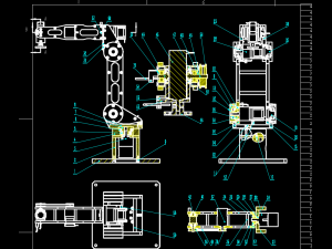 Axis robot 6-axis robotic arm 3D-Modell