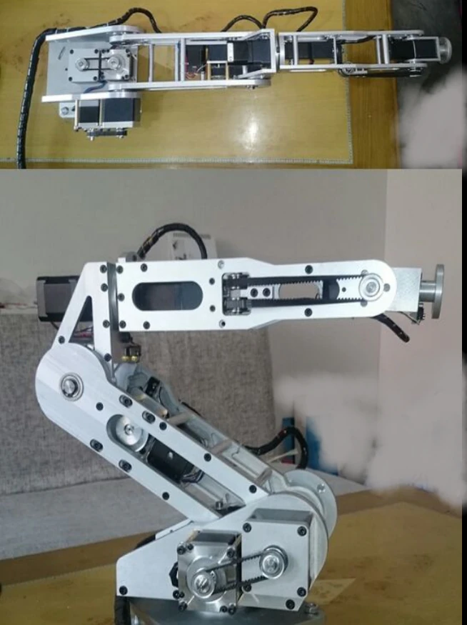Axis robot 6-axis robotic arm 3D Model .c4d .max .obj .3ds .fbx .stl .blend 