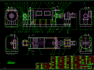 Full picture of single axis automatic dough mixer 3D Model