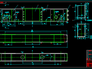 Single girder electric hoist bridge crane 5t s2258m h6m full set of CAD Modello 3D