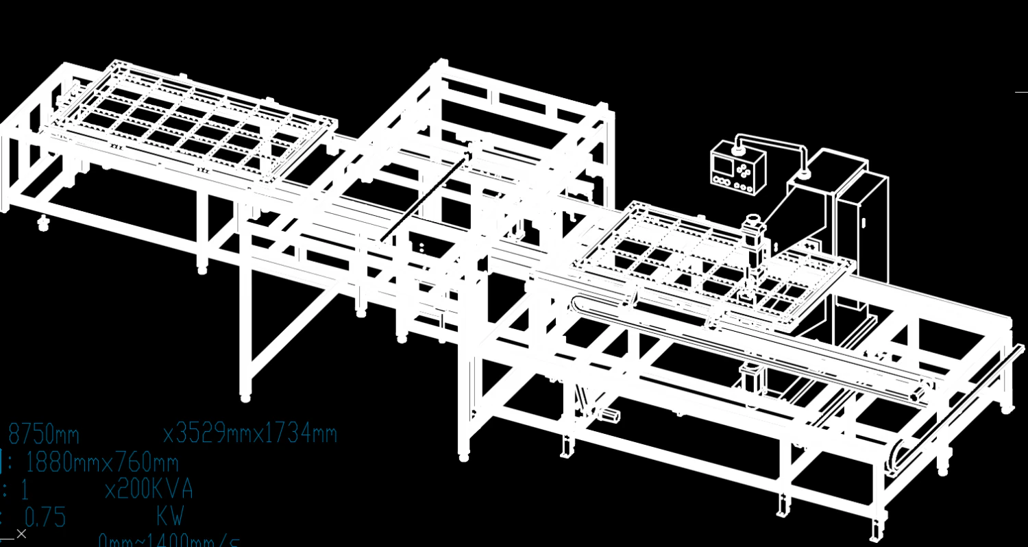 Automatic unloading mobile welding machine 3D Model .c4d .max .obj .3ds .fbx .stl .blend
