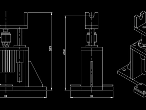 Automatic unloading mobile welding machine 3D Model