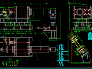 20T uncoiler full set of drawings 3D Model