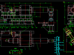 20T uncoiler full set of drawings 3D Model
