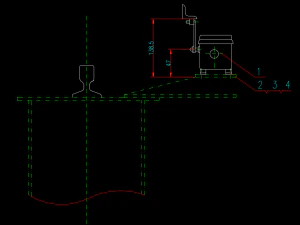 50 ton bridge crane mechanical and electrical diagram 3D Model