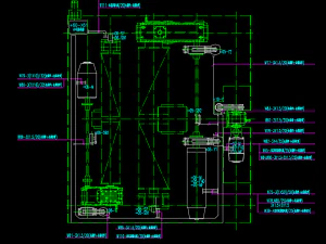 50 ton bridge crane mechanical and electrical diagram 3D Model
