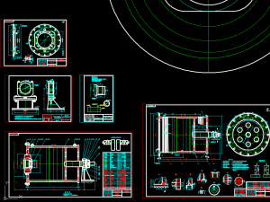 50 ton bridge crane mechanical and electrical diagram 3D Model