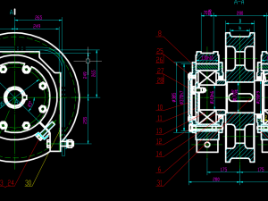 50 ton bridge crane mechanical and electrical diagram 3D Model