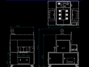 Automatic circuit board UV curing machine 3D Model