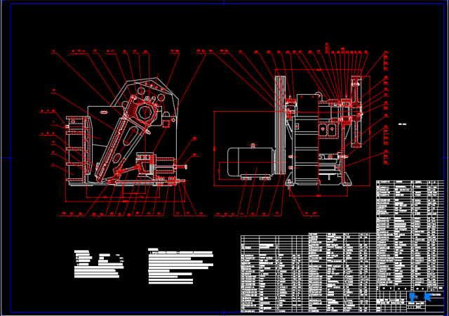 600900 Compound pendulum jaw crusher 3D Model .c4d .max .obj .3ds .fbx .stl .blend 