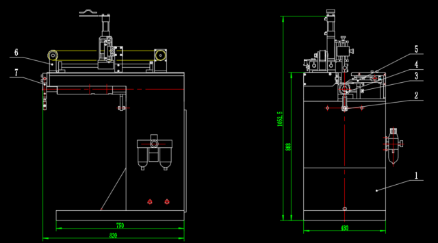300 straight seam welder full set of CAD drawings Modelo 3D .c4d .max .obj .3ds .fbx .stl .blend 