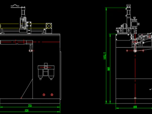300 straight seam welder full set of CAD drawings 3D Model