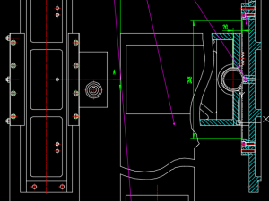 720 EDM high-speed punching machine CAD drawing technical data Modèle 3D