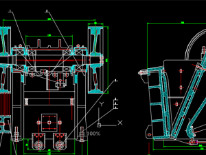 750x1060 jaw crusher set drawing 105 CAD drawings 3D Model