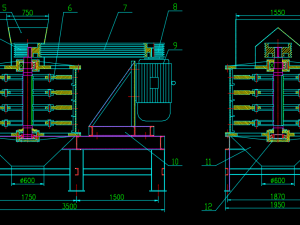 1750 compound crusher CAD drawing 3D 모델