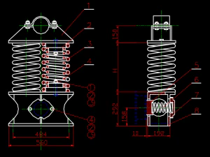 24006000 double-layer vibrating screen full set of CAD drawing 3D Model